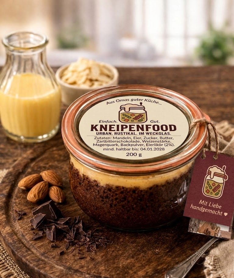 Mandel-Schokokuchen mit Eierlikör